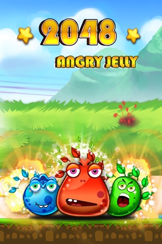 Angry Jelly - 2048 screenshot 4