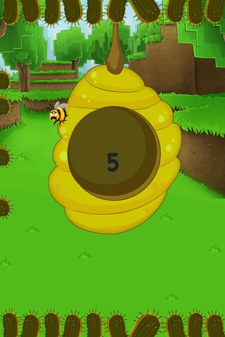 "A Dont Bounce off the Un-lucky Cactus - Flying Bee Spikes Jump-ing Adventure Challenge Free" screenshot 2