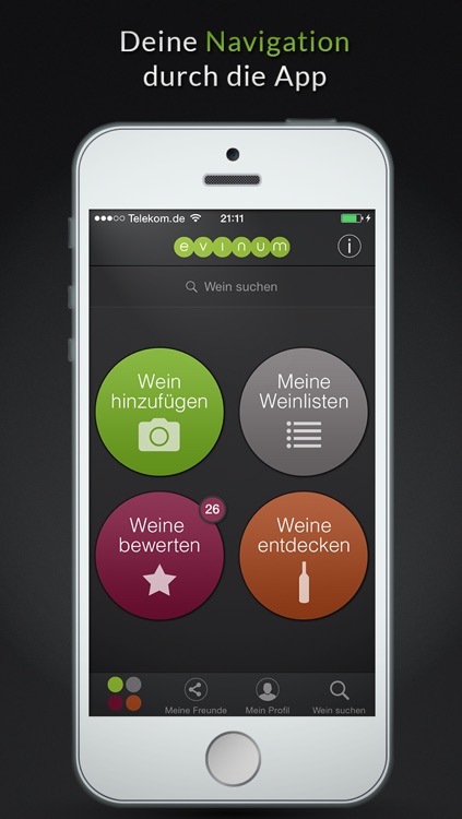 evinum Wein-App + Scanner