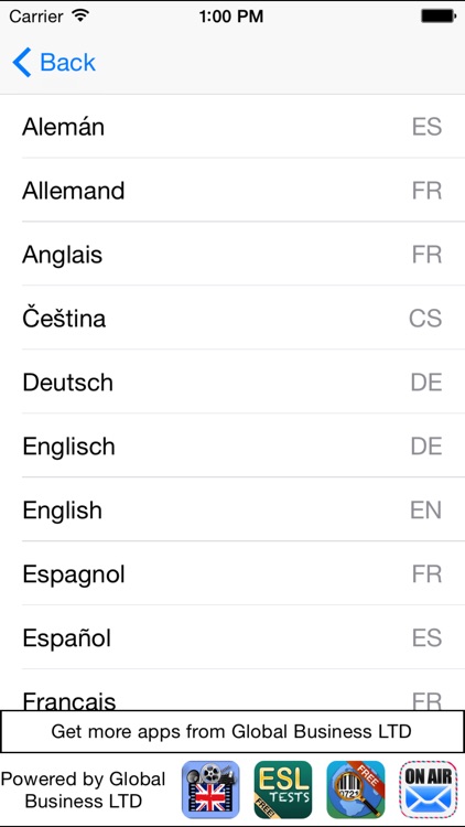 Worldicts - FREE online dictionaries. English, French, German, Italian, Spanish, Czech!