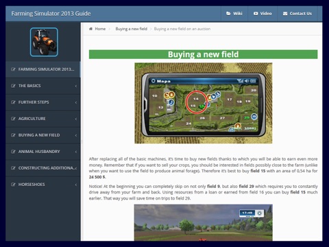 Guide for Farming Simulator 2013 screenshot 3