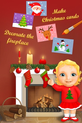 Sweet Baby Girl Christmas Fun and Snowman Gifts - No Ads screenshot 2