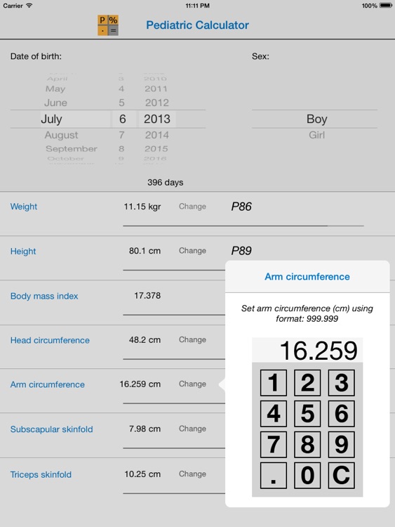 Pediatric Calculator HD