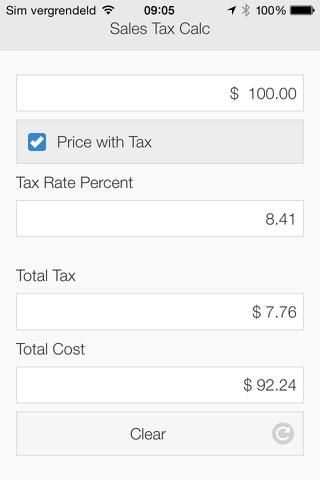 Sales Tax Calculator Lite screenshot 3