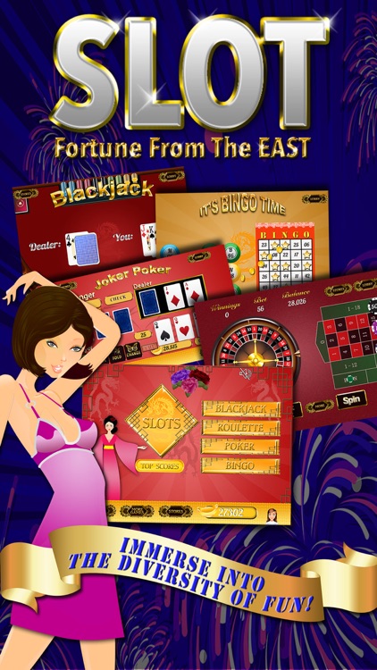 Ancient Auspicious Fortune Lucky Chinese Slots - All in one Poker, Bingo, Blackjack, Roulette, Jackpot Casino Game screenshot-3