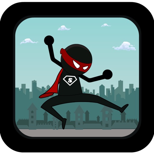 Action Stickman Run: Be a Super Hero Pro iOS App