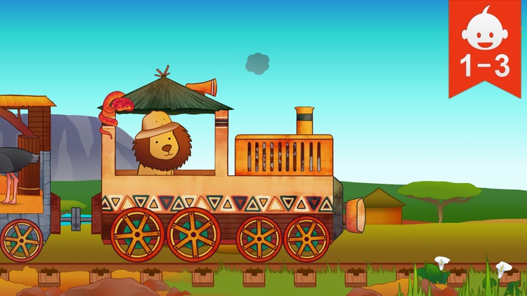 Safari Train for Toddlers screenshot-0