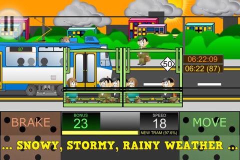 Tram Simulator 2D Premium - City Train Driver - Virtual Pocket Rail Driving Game screenshot 3