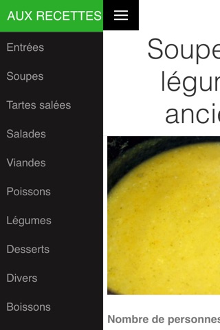 Aux Recettes screenshot 2