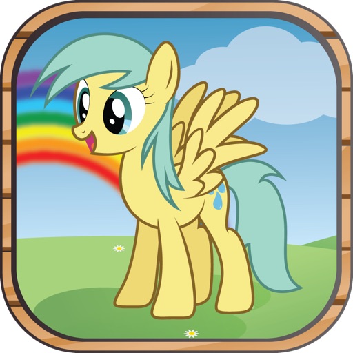 Pony Jump Game for Kids: Cute Little Ponies jump through the magic forest