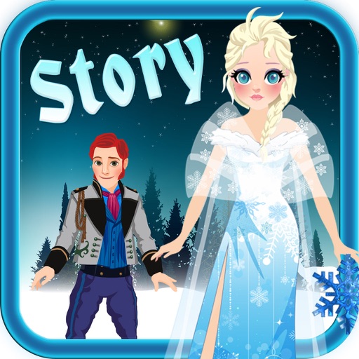 My Own Little Interactive Snow Princess Story Book Game Advert Free App