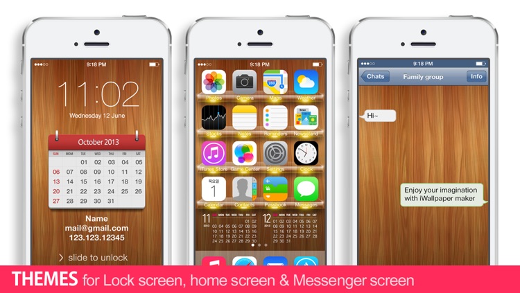 iWallpaper Maker Lite : Custom Wallpaper theme ( for home screen, lock screen, kakao, whatsapp ) screenshot-3