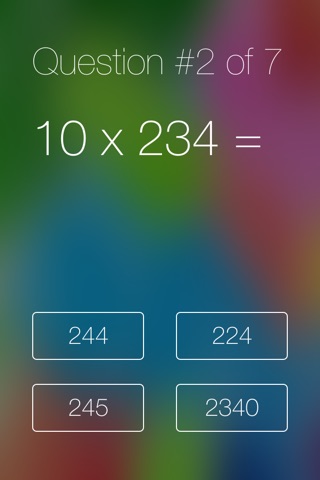 Arithmetics Quiz screenshot 2