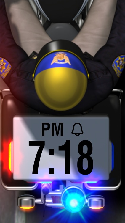 Motor Cop Alarm Clock