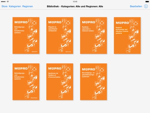 MÜPRO Catalogue screenshot 2