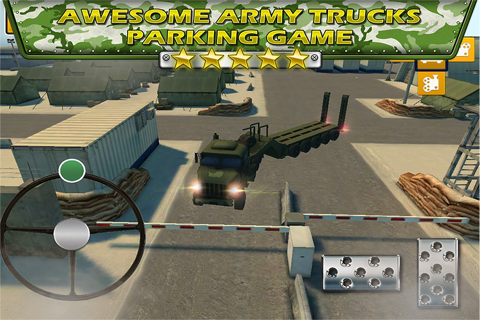Tank Parking Blitz Race with Heavy Army Trucks, Missile launcher and Tanks screenshot 3