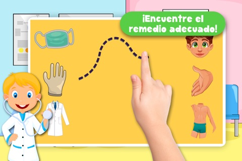 Kids Puzzle Teach me Hospital - Learn how to be a doctor or a nurse screenshot 2