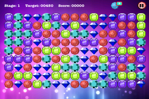 A Diamond Jewel Free - Crazy Gem Popper Game screenshot 2
