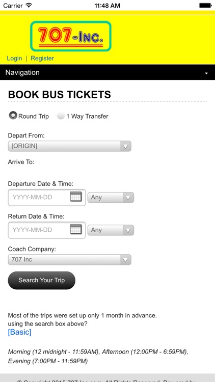 707 Bus Ticket