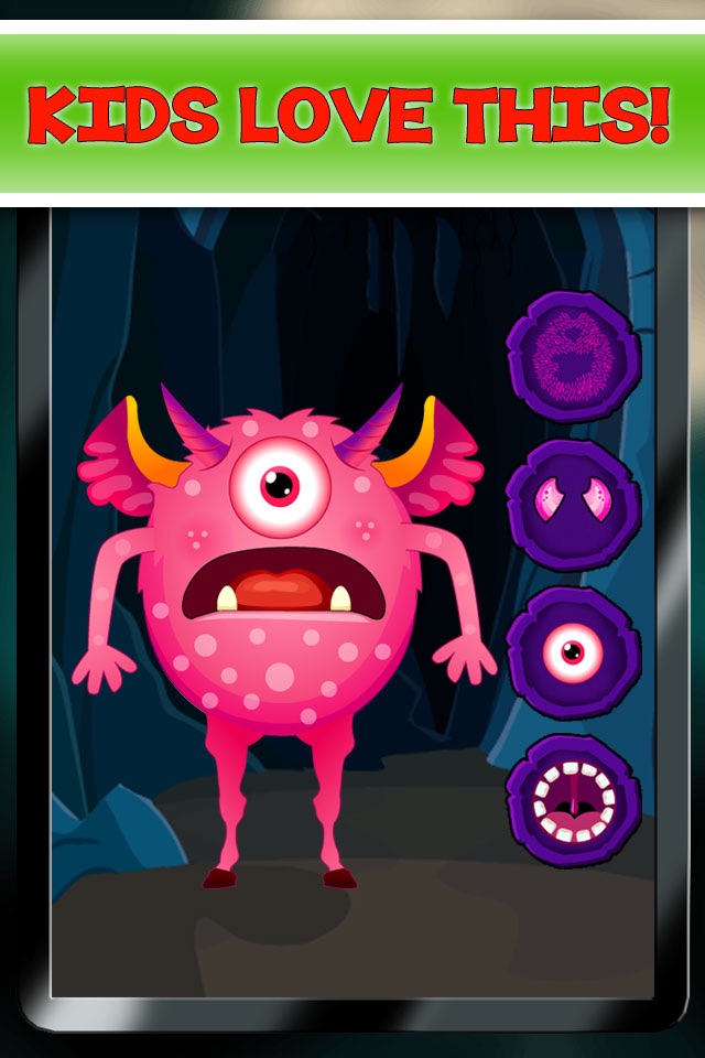 Monster Maker - Dress Up Your Cute Monstrous Beast FREE screenshot 2