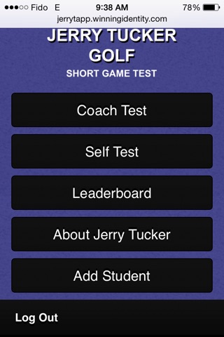 Jerry Tucker Golf Short Game Test screenshot 2