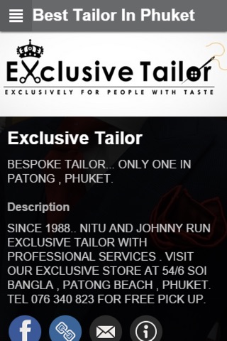 Exclusive Tailor screenshot 2