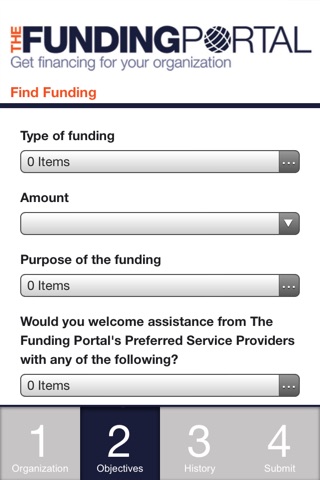 Fundingportal screenshot 2