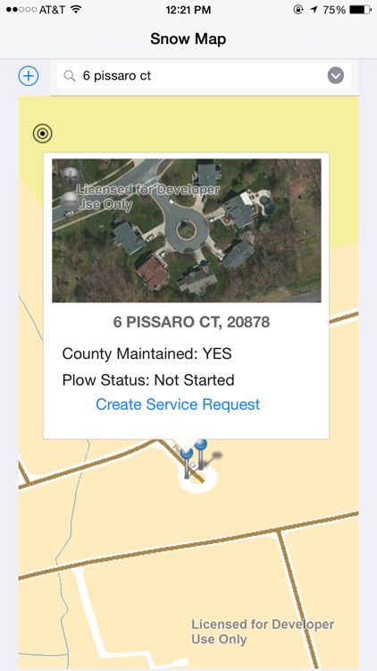 Snow Map Plowing Status