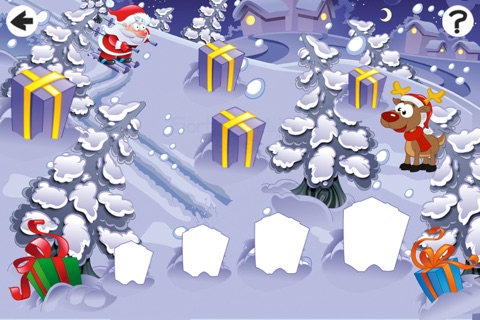 Baby & Kids Christ-mas Education-al Learn-ing Game: Sort-ing Santa & Snow-Man By Size screenshot 3