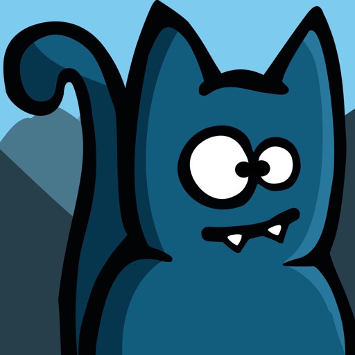 Bronko Blue, the kitten copter icon