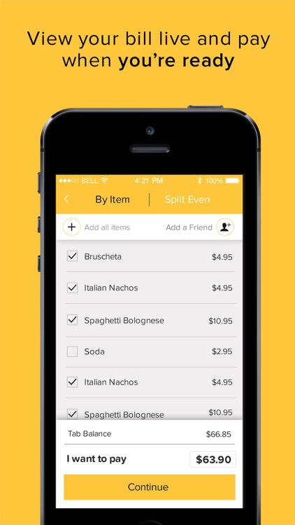 MyCheck - Split check, bill, tab or ticket screenshot-3