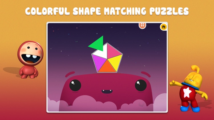 Monster Shapes Sorting Puzzle for Kids Halloween Theme FULL screenshot-0