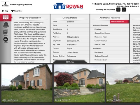 Bowen Agency Realtors for iPad screenshot 3