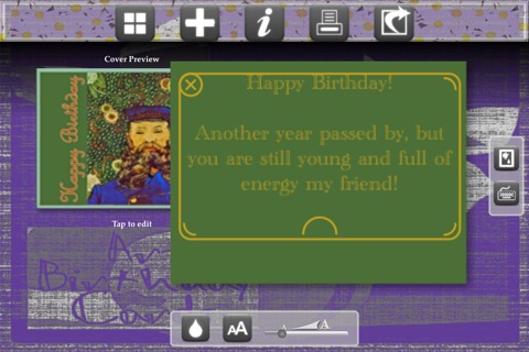 Art Birthday Cards screenshot 3