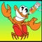 Learn Painting Shrimps and Crabs on Coloring Book