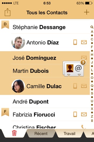 Contacts Pro for iPhone screenshot 3