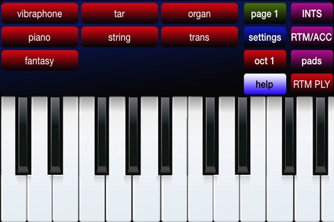 oriental / international organ keyboard screenshot 4