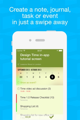 TIME - Notes, Tasks & Events screenshot 2