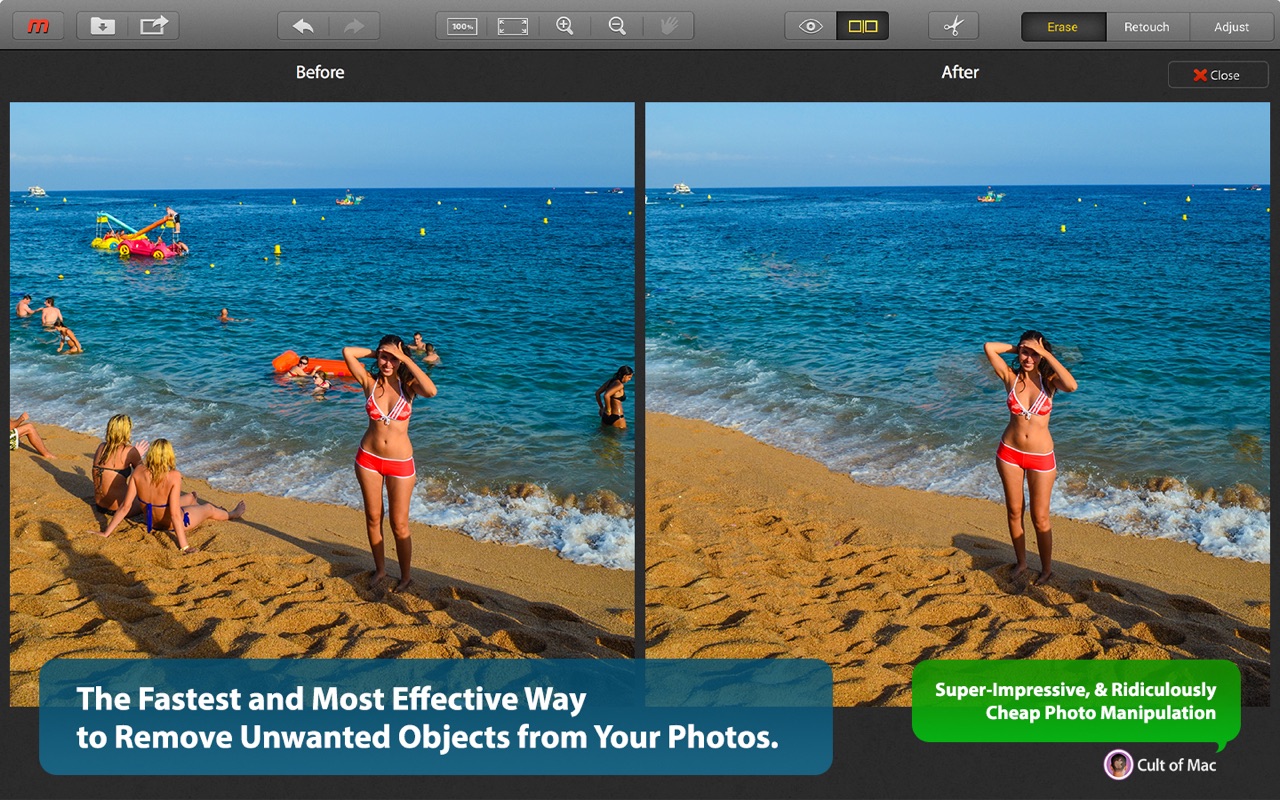 Приложение убрать предмет с фото iphone