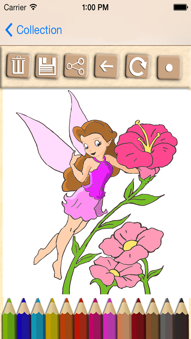 カラー妖精 女の子のための面白い妖精ゲーム 男の子と女の子のためのゲームを学ぶ 指で塗る Iphoneアプリ Applion