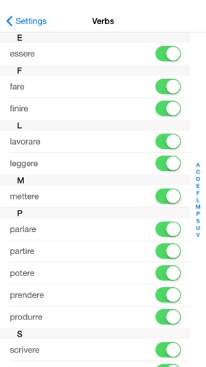 Italian Verb Test Lite(圖4)-速報App