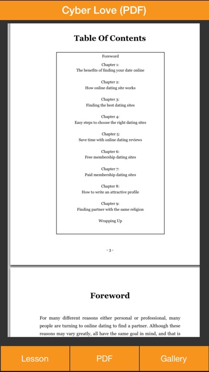 Dating Advice Plus - Dating Online Lesson, Dating Ebook & Gallery screenshot-3