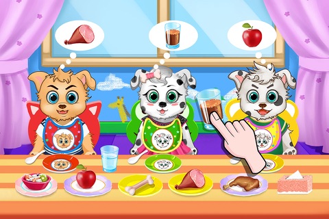 Puppy Dog School - Furry Kindergarten Kids! Feed, Care & Dress Games screenshot 3