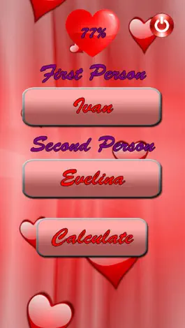 Game screenshot My love calculator test hack