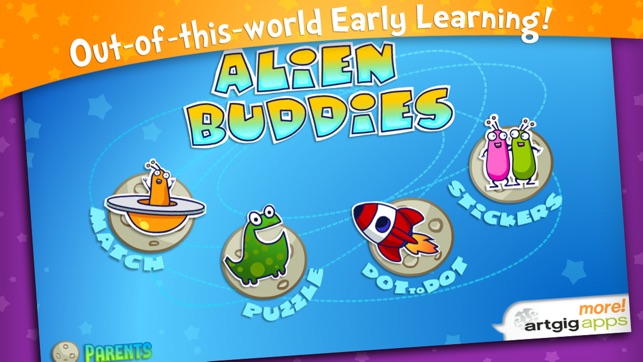 Alien Buddies – Preschool Learning Activities(圖1)-速報App