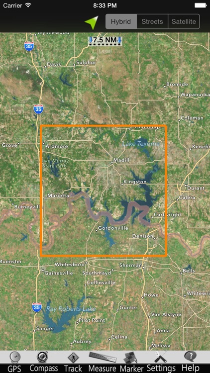 Lake Texoma GPS Nautical charts screenshot-4