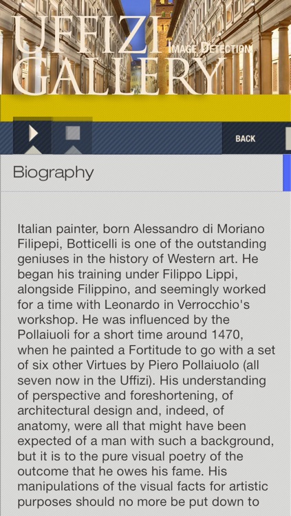 Uffizi Gallery ID Audio guide screenshot-3