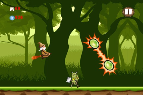 A Kingdom Wizard Magic Flight FREE - The Magical Flying Dragon Game screenshot 2