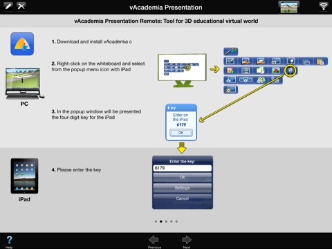 vAcademia Presentation Remote screenshot 2