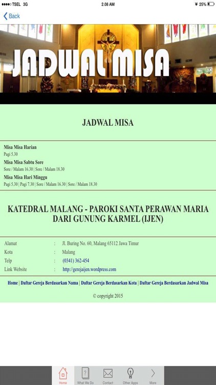 Jadwal Misa Gereja Katolik Seluruh Indonesia By Augustinus Yonatan